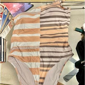 Aerie one piece, one shoulder swimsuit